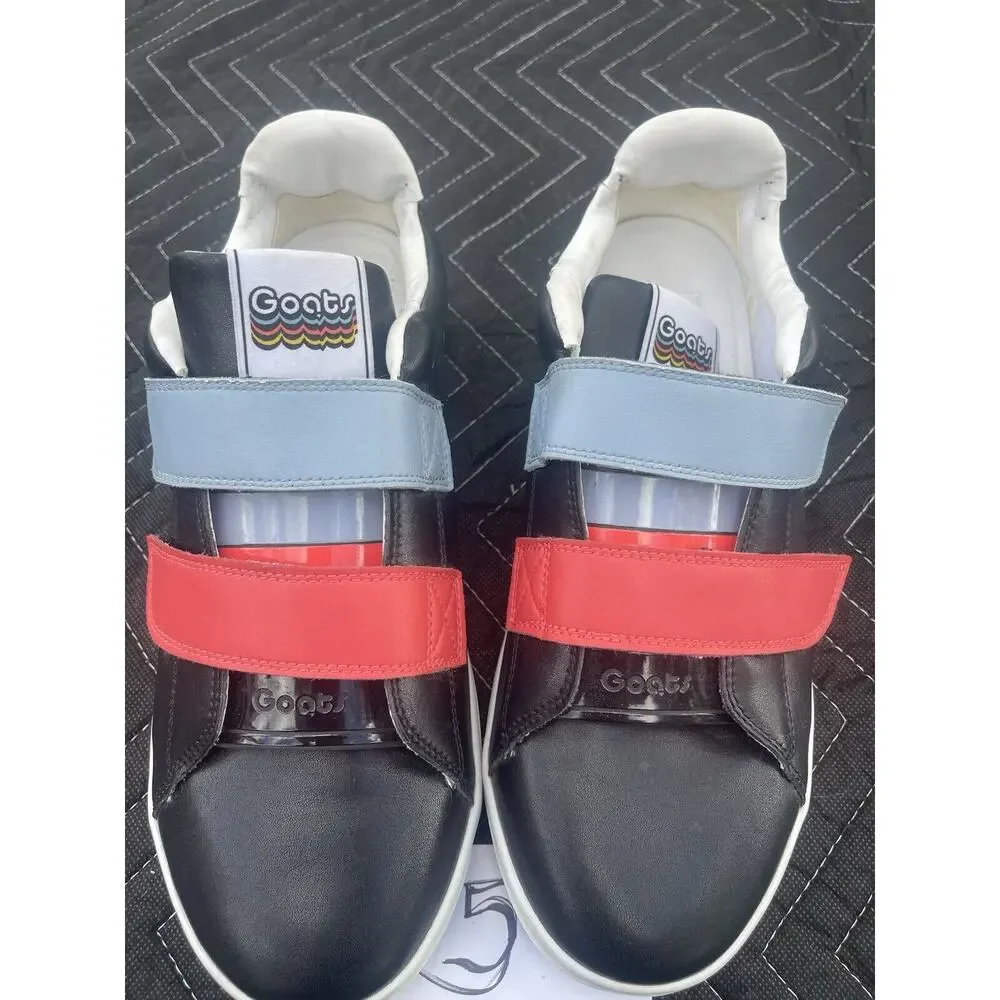 Goats The 005 Leather Sneakers Goat Slip On Black Size 11.5